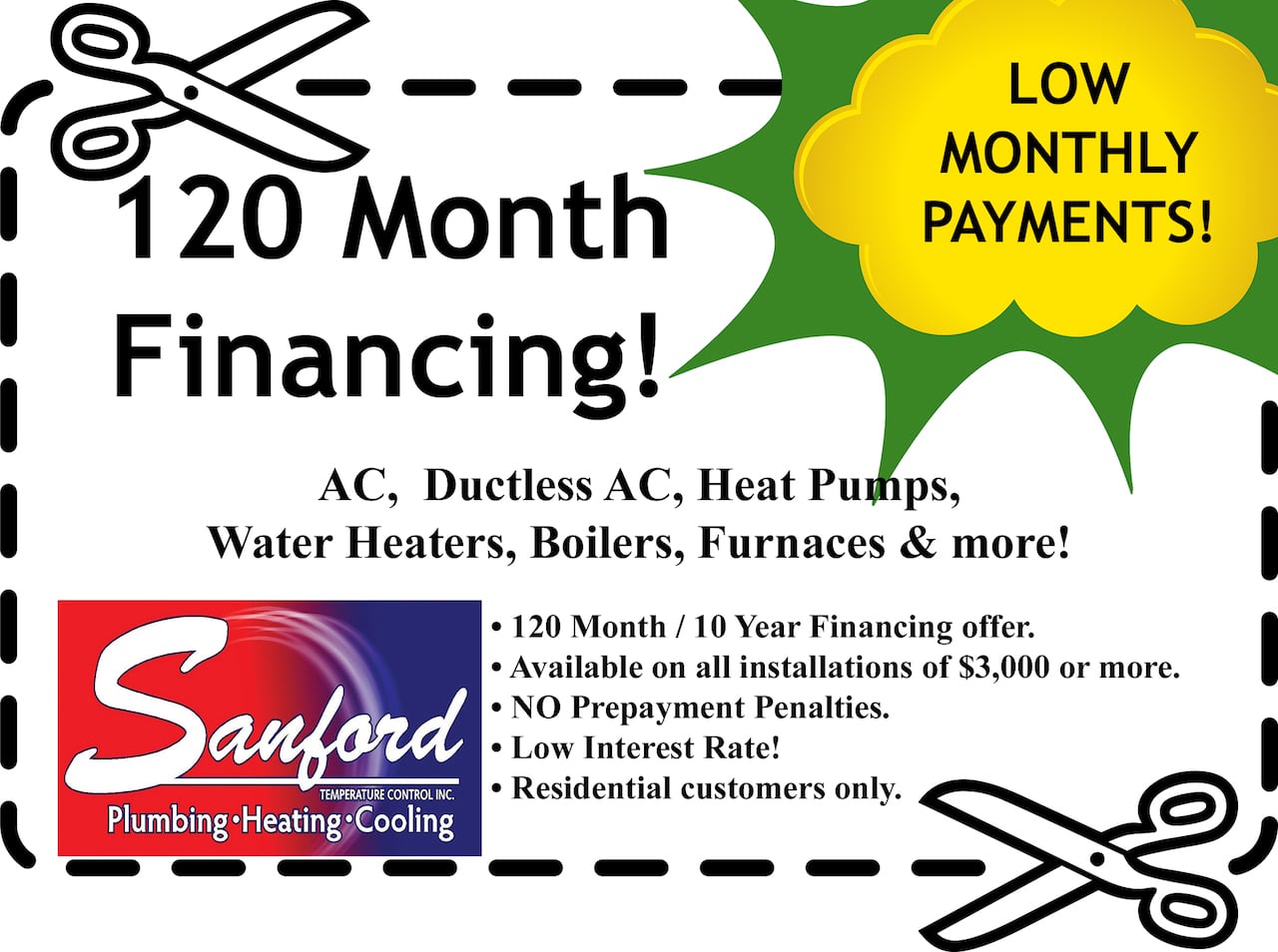 120 Month Financing