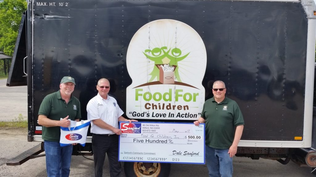 Sanford's Donation to Food for Children