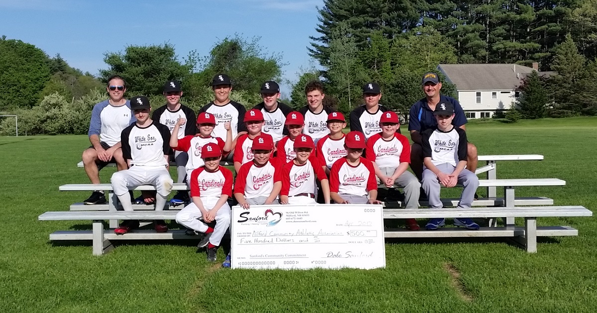 Milford's Youth Baseball Team - Community Involvement