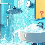 shower water not hot but sink is