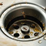gnats coming from drain