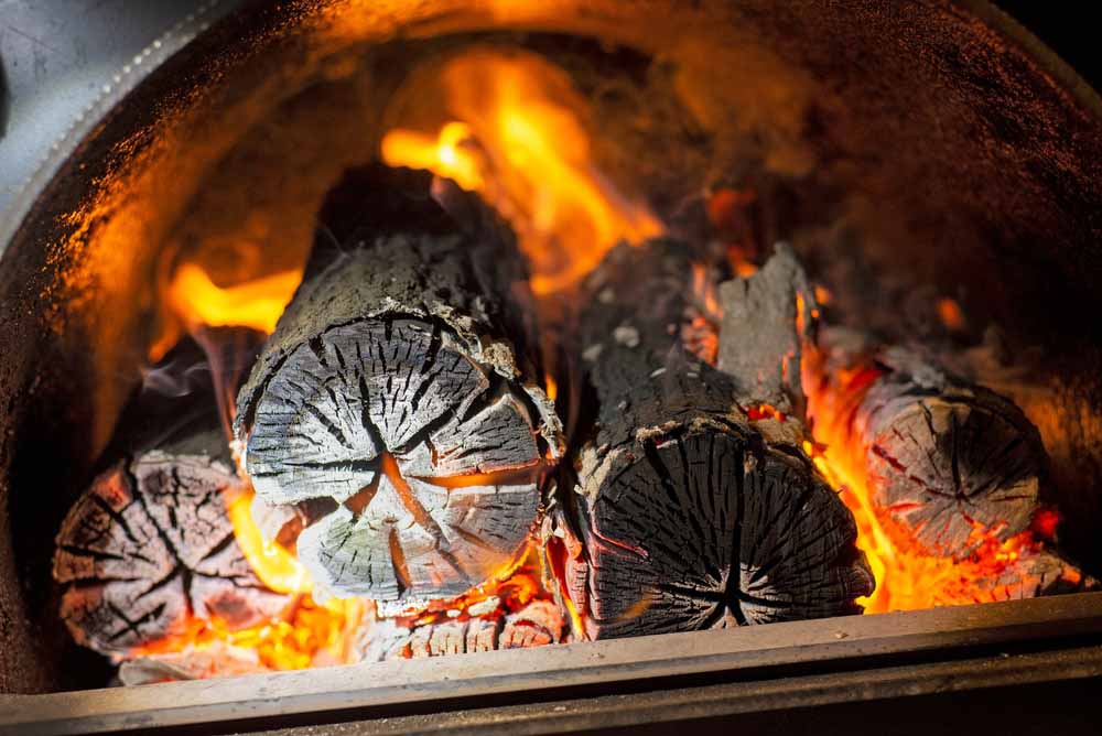 wood stove